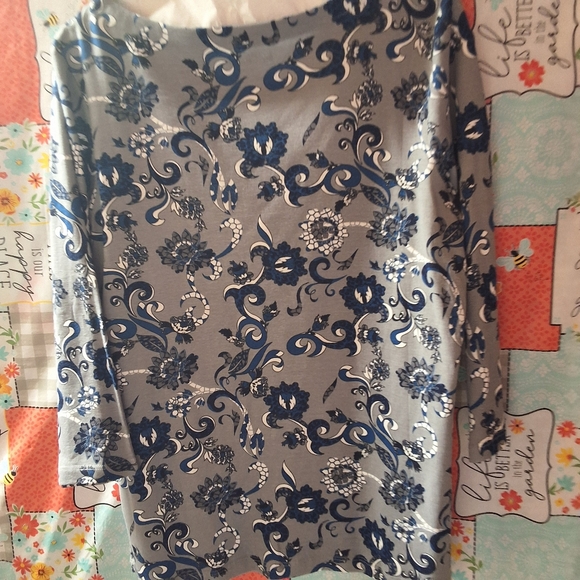 NWT CHICO'S MIXED SOIREE PIPER TEE - Picture 4 of 10